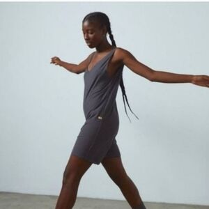 Lunya Charcoal Romper